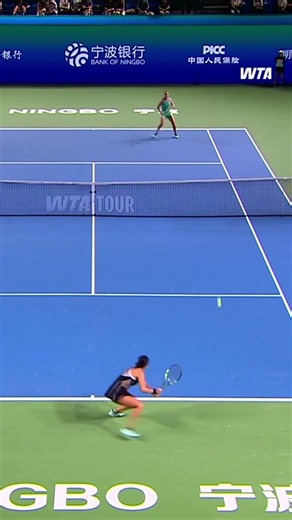 Eala hits the front 🔥Alexandra Eala takes the first set over Parry!#NingboOpen