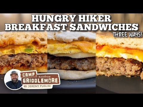 Hungry Hiker Breakfast Sandwiches | Blackstone Griddles