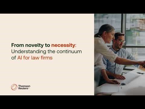 Understanding the continuum of AI for law firms