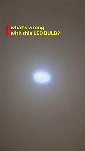 Why Is This LED Bulb Sparking?#ledlights#electrical
