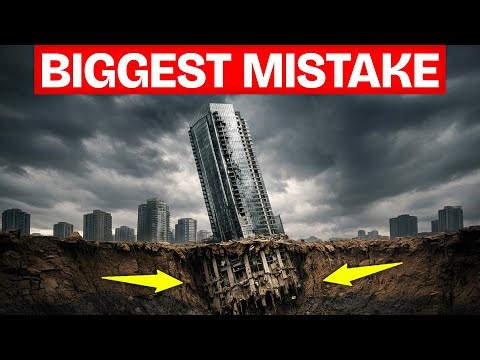 3 Skyscrapers That Are Sinking Into the Earth (The "Cheap Foundation" Crisis)