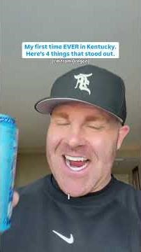 My honest first impression of Kentucky, as a dude from Oregon. 🤔 #TravelShorts