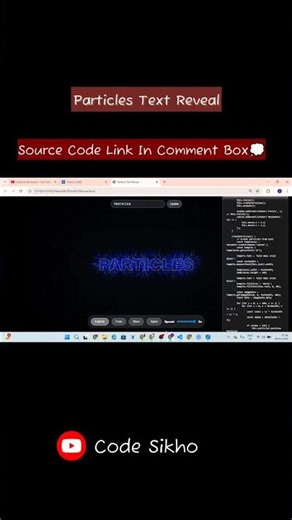The Particle Animation Technique Designers Are Using #frontend #animation