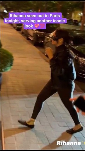 Rihanna just turned heads in Paris tonight! 🗼💖 #rihanna #rihannaupdate #shorts