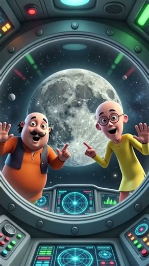 ham log Motu patalu ke sath Chand per jaen vah Dekho alien ka ghar ham log alien Se video like####