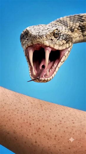 What happen inside the body when a snake bite you watch in 3D animation #snake #3D #viral