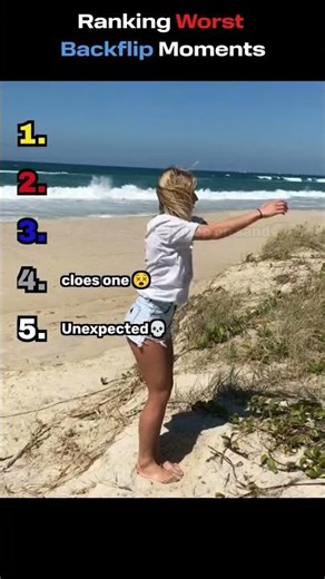 Ranking The Worst Backflip Moment💀