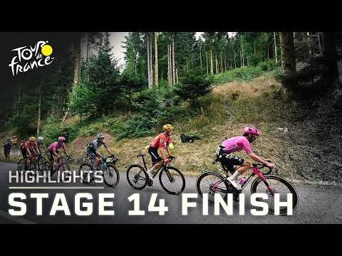 2026 Tour de France Highlights: Stage 14 finish | Cycling on NBC Sports