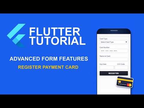 Flutter tutorial 49: Advanced Form Features