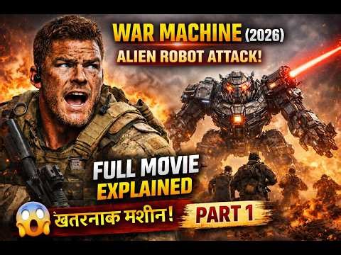 Alien War Machine vs Army Rangers! War Machine Movie Explained in Hindi #trending