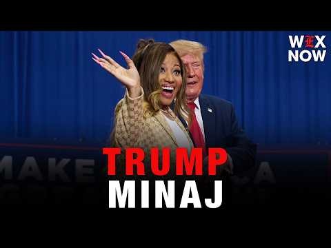 Donald Trump says Nicki Minaj has ‘one hell of a beautiful a**’ during Michigan rally