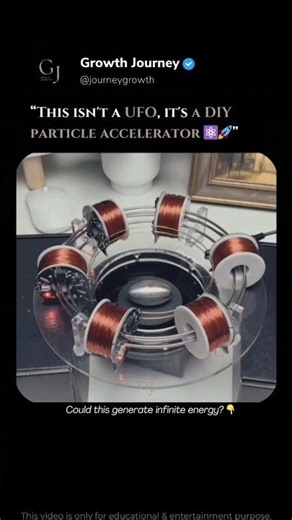 How A DIY Particle Accelerator Actually Works ⚛️🚀 (Electromagnetism) #shorts