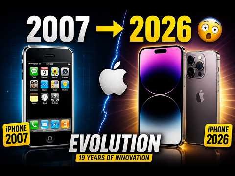 Evolution of Apple iPhone (2007–2026)