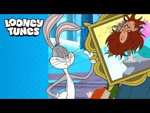Bugs Outsmarts a Barbarian in His Forest | New Looney Tunes | Boomerang