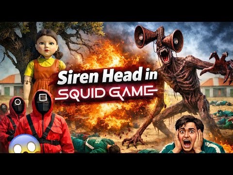 RED LIGHT🔴GREEN LIGHT💚 SIREN HEAD IN SQUID GAME LIVE #SeriousGamer