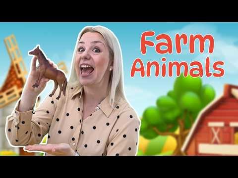 Learn Farm Animals & Sounds | Toddler Speech Lesson (2–3 Years)