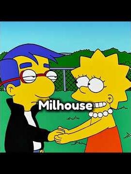 Millhouse becomes Lisa's crush #thesimpsons #simpsons #viral