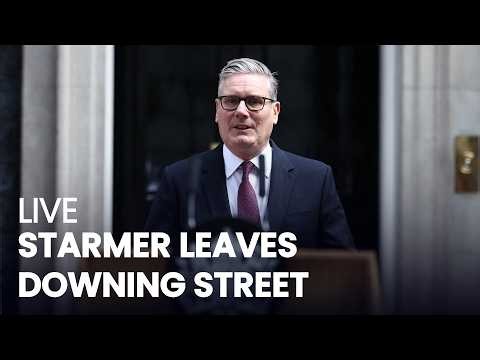 LIVE: Starmer leaves Downing Street to RESIGN to King Charles before leaving No.10 for FINAL TIME