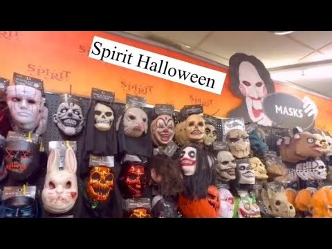SPIRIT HALLOWEEN STORE TOUR ADULT SCARY MASK 2 #spirithalloween #halloweenmasks #spirithalloween2026