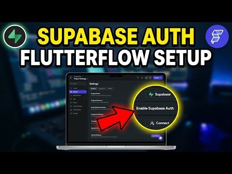 How to authorize set up Supabase Auth for FlutterFlow - Step By Step