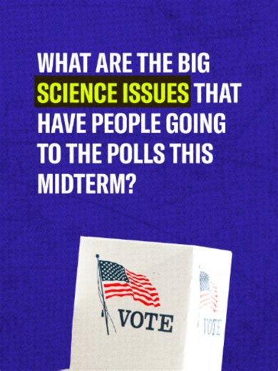 How much could the midterms change science policy? We examine the debates over health care, climate, public health and research funding that are driving this election cycle. Listen to the full episode at the link in our bio. 🔗