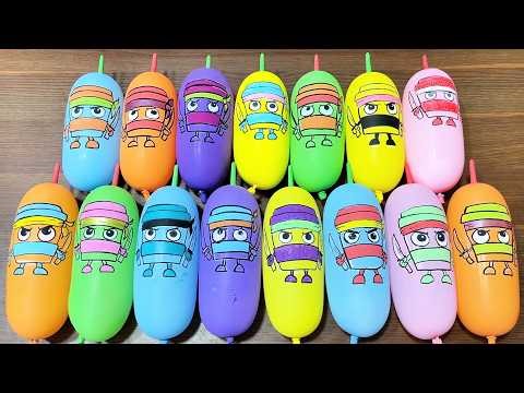 LIVE: Slime Mixing With Balloon Characters & Glossy Sounds ASMR #219