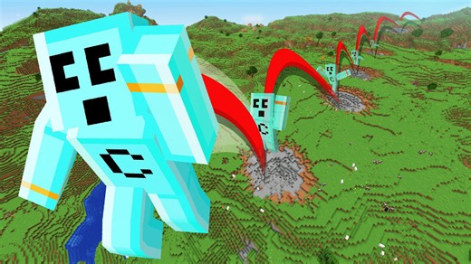 Attempting to jump one million times inside the Minecraft world