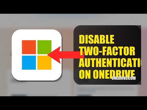 How To Disable Two Factor Authentication On OneDrive 2025