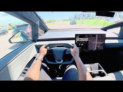 2026 Tesla Cybertruck AWD | POV Test Drive | Insane Electric Truck