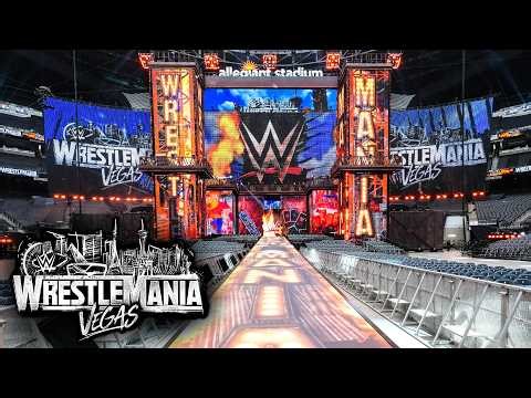 WrestleMania 42 set reveal in Las Vegas
