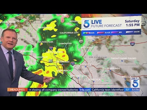 Friday storm on track to bring more rain to Southern California