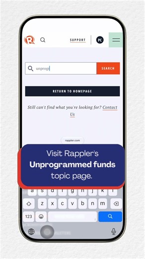 Visit Rappler’s Unprogrammed funds in the Philippine budget topic page