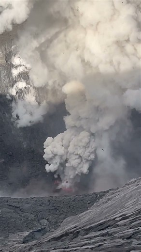 Mount Merapi Erupts With Massive Ash Cloud