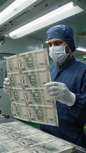 How Indian ₹500 Notes Are Made | Factory Process 💸
