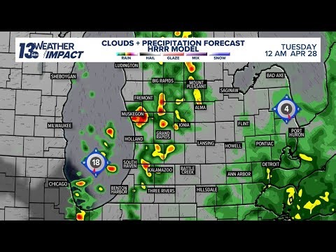 LIVE RADAR | Strong, damaging winds possible Monday evening