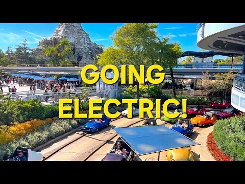 A quick discussion about Disneyland Autopia Vehicles leaving Gas and going Electric.