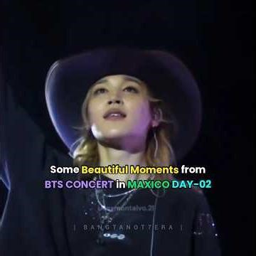 Beautiful moments💜✨ BTS concert Maxico day -02 | #bts #ytshorts #btsedits #watch