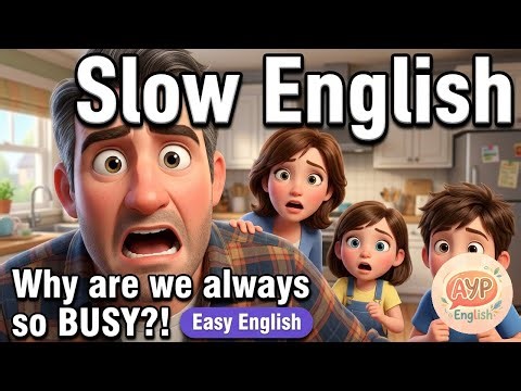 Slow English Story | Stop Procrastinating, Start Living! | Easy English A1-A2