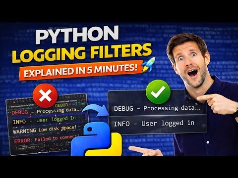 #47 Python Logging Filters Explained in 5 Minutes! 🚀 #PythonLogging
