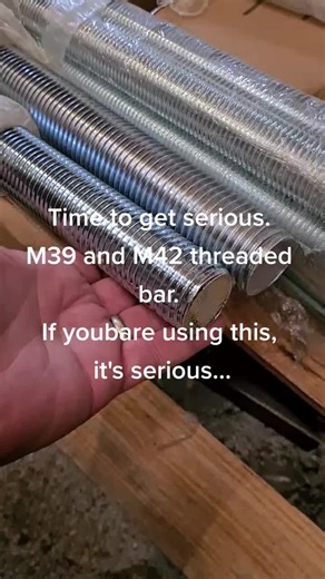 Serious Tools for Construction: M39 and M42 Threaded Bar
