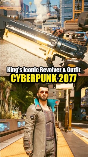 King's Iconic Revolver & Outfit Are INSANE! – Cyberpunk 2077 #shorts #cyberpunk