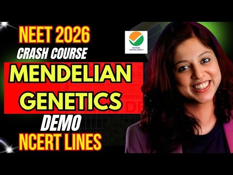 Mendelian Genetics | Principle of Inheritance and Variation | NEET 2026 | Dr Vani Sood