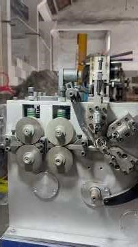 Automatic Spring Coiling Machine #machine #springmachinefactory #wirebendingmachine
