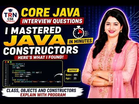 I Mastered Java Constructors in Minutes Here's What I Found | Define Classes , Objects, Constructor