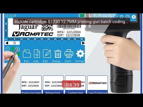 Include cartridge: S1730 12.7MM printing gun batch coding machine l... — Top Rated 2026 | Buy Now!