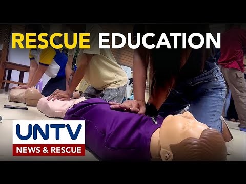 Mga estudyante, guro at kawani ng barangay sa coastal area sa Cavite, nagsanay ng basic life support