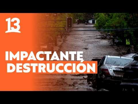 Aluvión: Clínicas, institutos, calles, vehículos y casas con graves daños l Las Condes