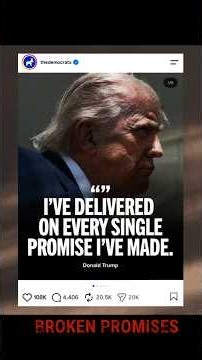 🔴Trumps Promises #trump #democracy #federaljudge #news #breakingnews