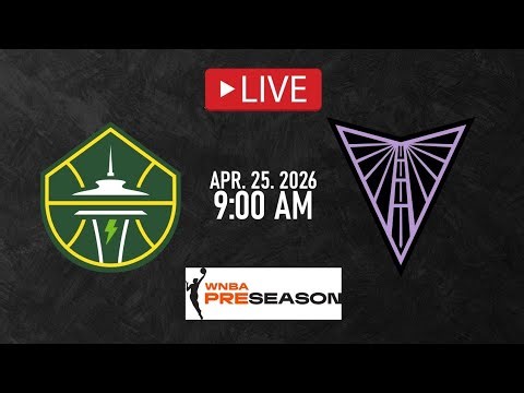 WNBA LIVE! Indiana Fever vs Seattle Storm | WNBA PRESEASON | Apr. 25, 2026 | NBA2K26 Simulation