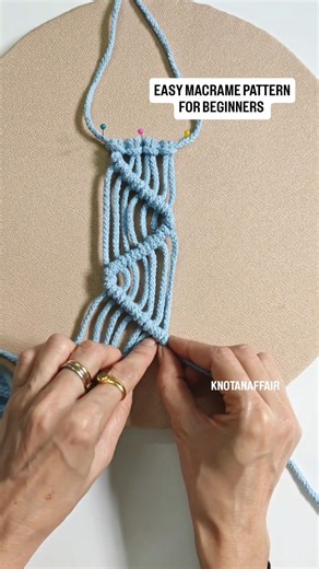 Easy Macrame Pattern #macrame #shorts